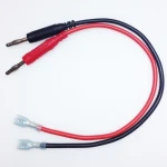 4 mm banankabel til Faston-stik 30 cm TL22036 fra Amass