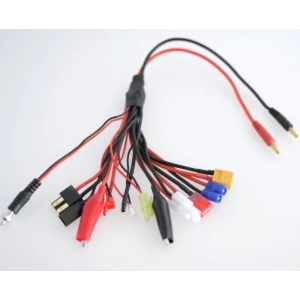 12-i-1 multikabel til Lipo RC-batterier Amass