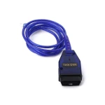 Detalle del interruptor de 4 vías del cable diagnóstico Fiat 3 pin OBD2 KKL VAG 409.1 USB