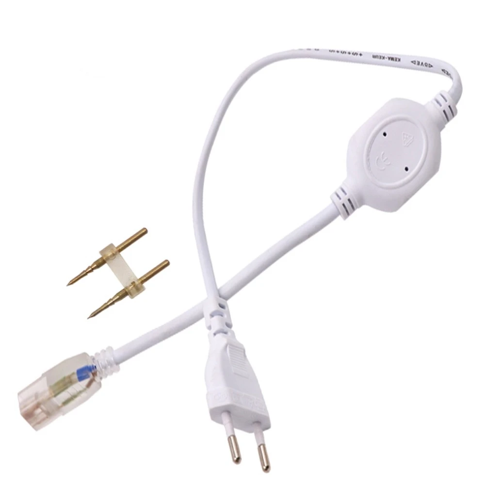 Strømkabel til LED strip 220V AC med IP65-beskyttelse