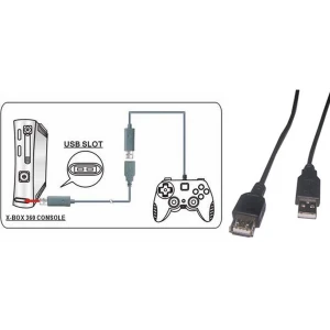 Xbox 360 controller forlænger-kabel til at forlænge forbindelsen