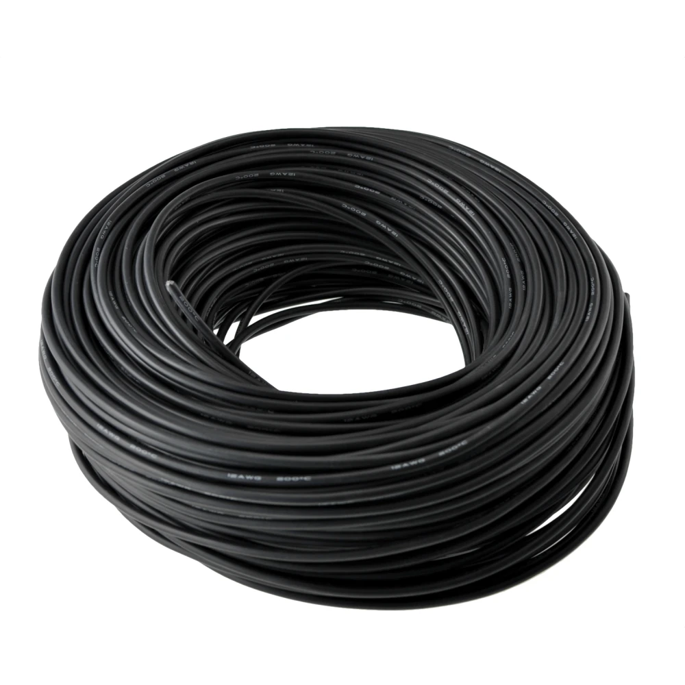 Fleksibelt 12AWG silikonekabel, op til 200º og 600V til professionel brug