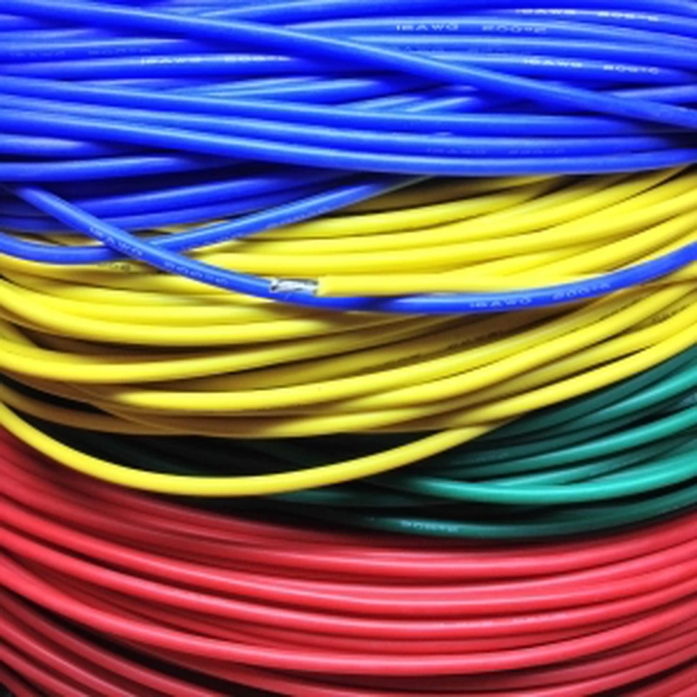 Fleksibel silikonekabel 16AWG rød, op til 200º og 3kV til elektriske tests