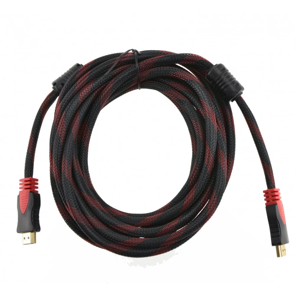 5 meter HDMI-kabel 1.4 kompatibelt med PS3, Xbox 360 og TV