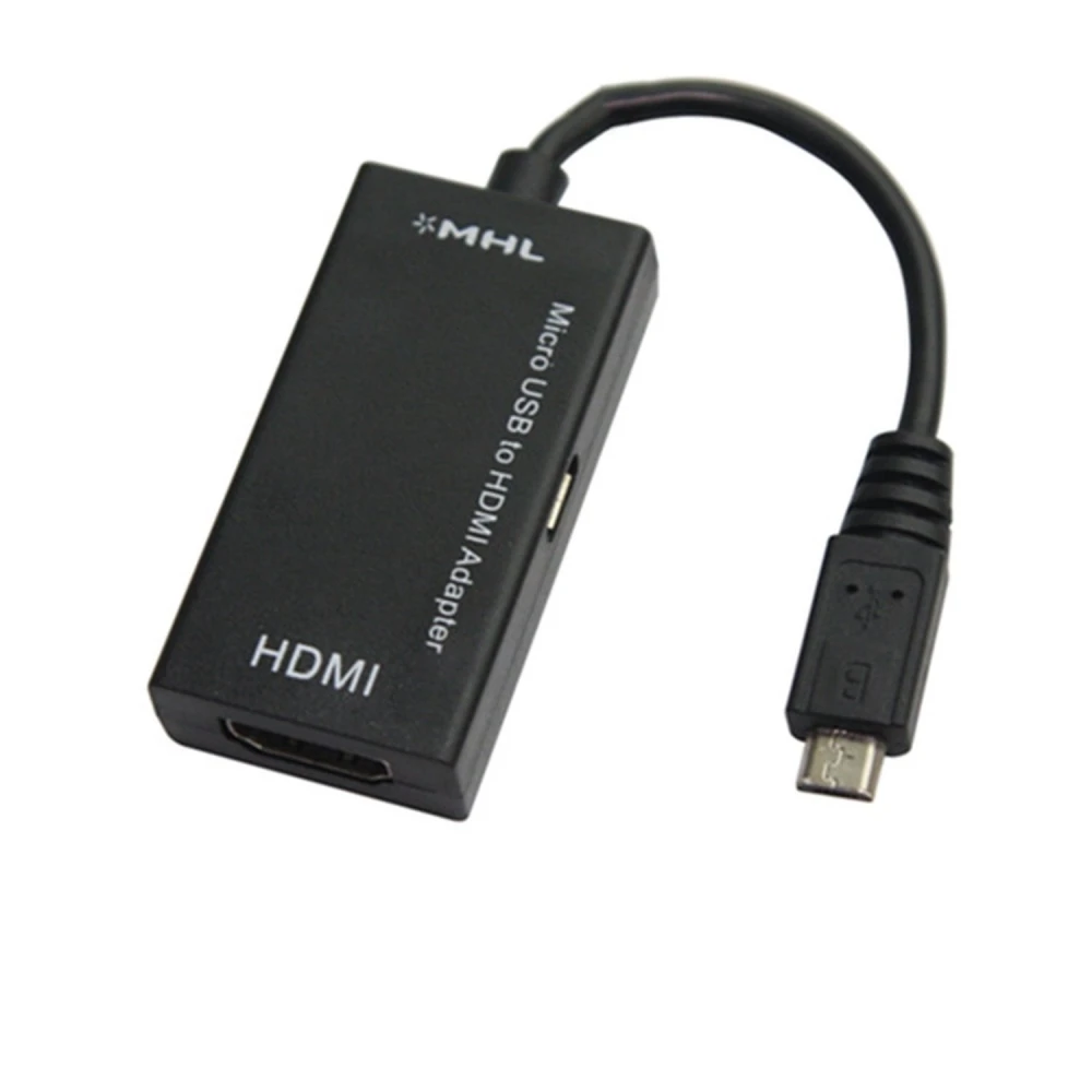 MHL microUSB til HDMI-kabel til mobil til TV med lyd og HD-video