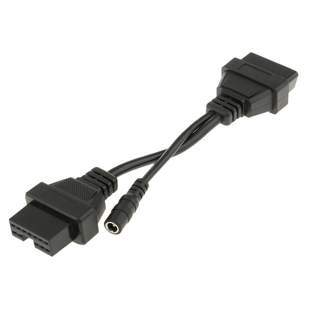 OBD1 til OBD2 kabel til Mitsubishi og Hyundai - 12Pin til 16Pin diagnoseadapter