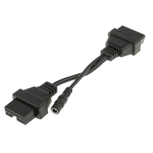OBD1 til OBD2 kabel til Mitsubishi og Hyundai - 12Pin til 16Pin diagnoseadapter