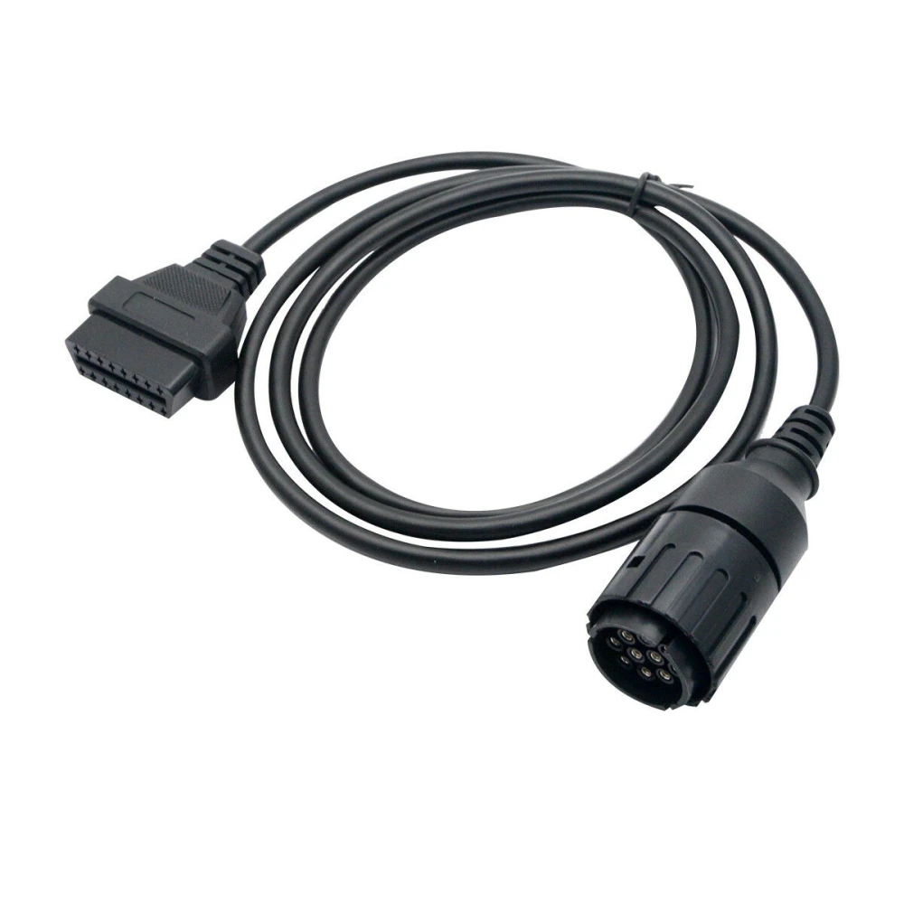 OBD2-kabel 10 pin til 16 pin til BMW motorcykel - kvalitet til ICOM ISPA-diagnose