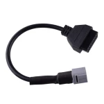 OBD2 kabel 6 pin til 16 pin til Suzuki motorcykel med diagnoseadapter