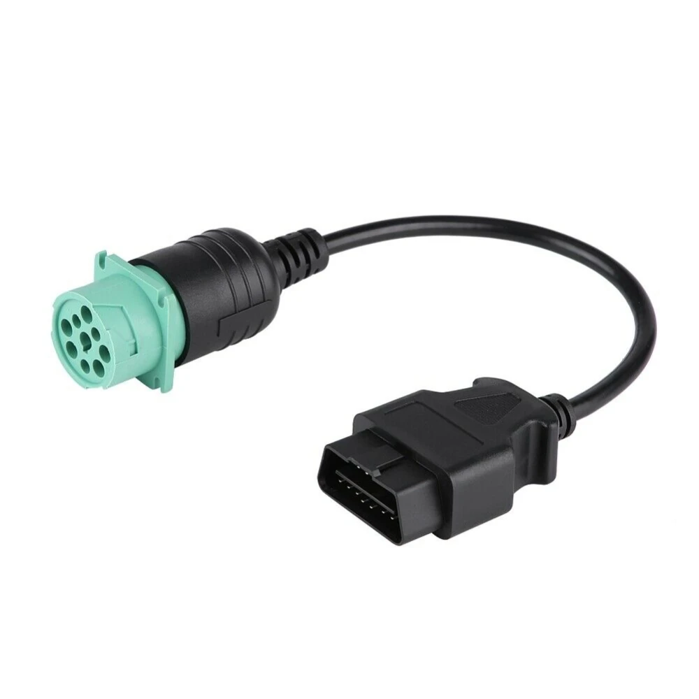 OBD2 kabel 9 pin til 16 pin til Cummins lastbil