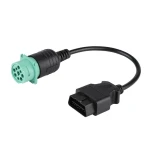 OBD2 kabel 9 pin til 16 pin til Cummins lastbil