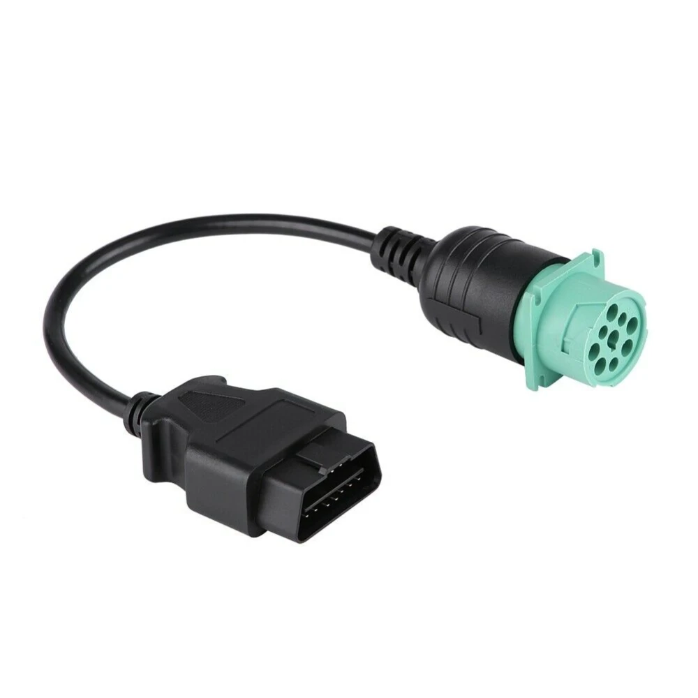 OBD2 kabel 9 pin til 16 pin til Cummins lastbil