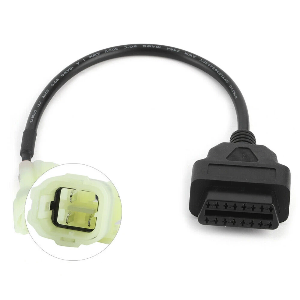OBD2 til 4-pin kabel til Honda motorcykel - diagnoseadapter