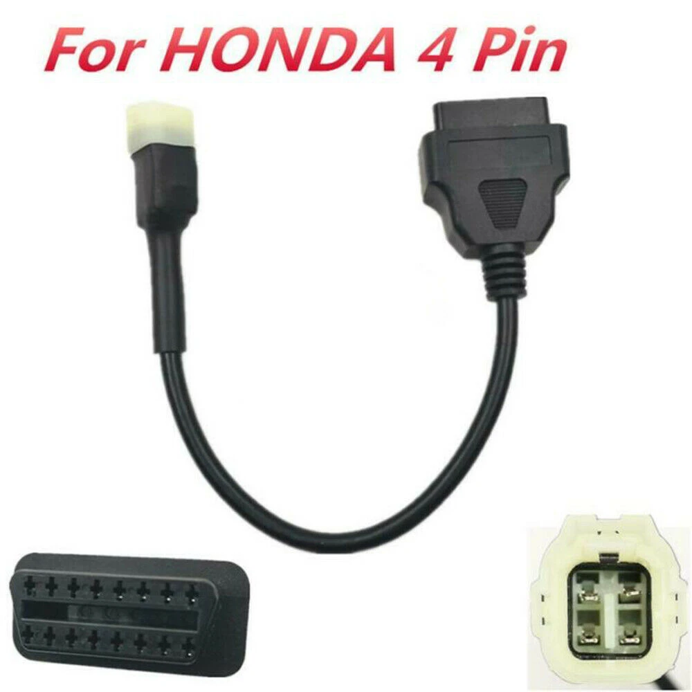 OBD2 til 4-pin kabel til Honda motorcykel - diagnoseadapter