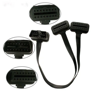 satkit OBD2-splitterkabel 16-polet forlængelsesadapter til bildiagnose