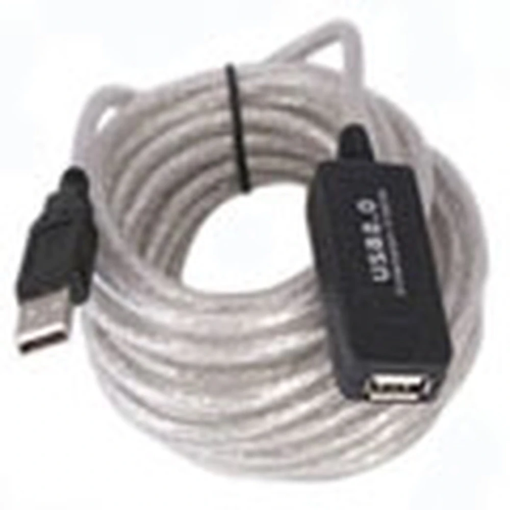 Aktivt USB 2.0 forlængerkabel på 5 meter til pålidelig forlængelse