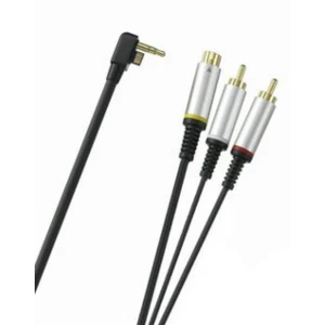 S-Video-kabel til PSP 2000 Slim med 24K guldbelagte stik til TV