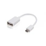 USB OTG-kabel Micro USB han til USB hun 10 cm til Android