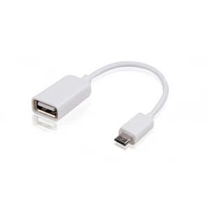 USB OTG-kabel Micro USB han til USB hun 10 cm til Android