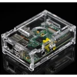 Transparent akrylkasse til Raspberry Pi, kompatibel med A og B