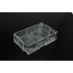 Transparent Raspberry Pi case kompatibel med model A og B
