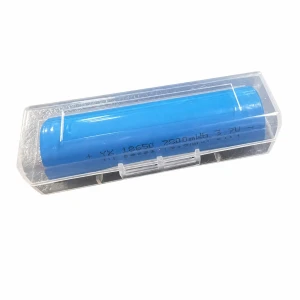 Batteriholder 1× 18650 Transparent Plast Støvtæt Individuel Beskyttelse