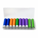 Batteriholder Boks 10× 18650 Gennemsigtig Plast Stor Kapacitet
