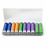 Batteriholder Boks 10× 18650 Gennemsigtig Plast Stor Kapacitet