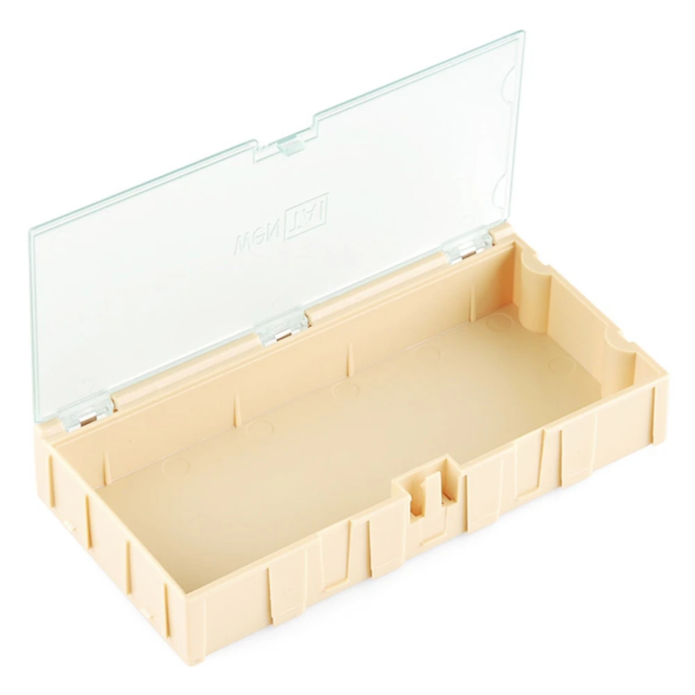 Contenedor modular con tapa para piezas pequeñas electrónicas Wentai