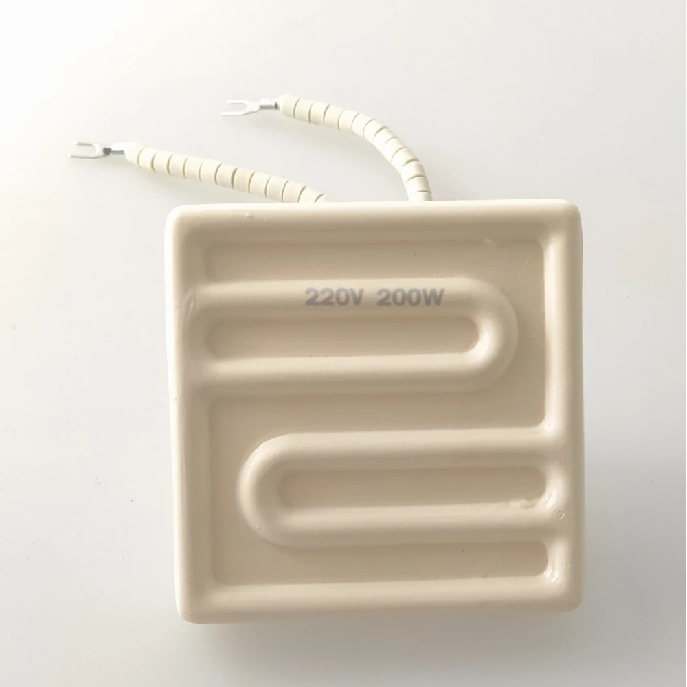 Keramisk IR-varmer 7x7cm 200w hvid Mlink til loddekolber
