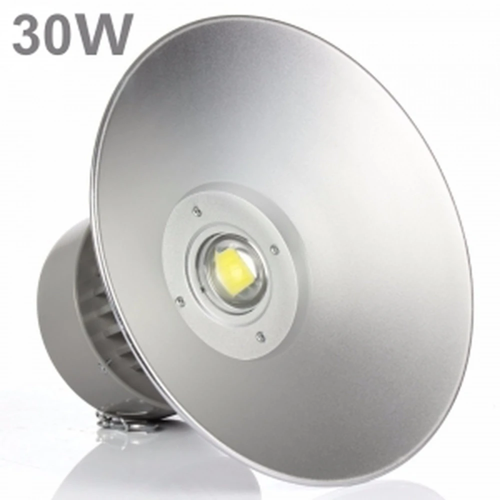 LED high bay 30W 6000K klart lys med effektfaktor 0,95