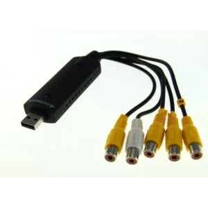 Easycap videooptager 4 kanaler USB 2.0 til videoovervågning