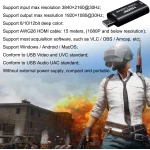 HDMI USB videooptager 1080P til streaming, gaming og videomøder