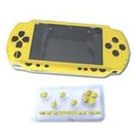 Komplet PSP cover i gul med knapper til reparation