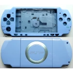 Komplet PSP2000-cover i lyseblå med knapper til reparation