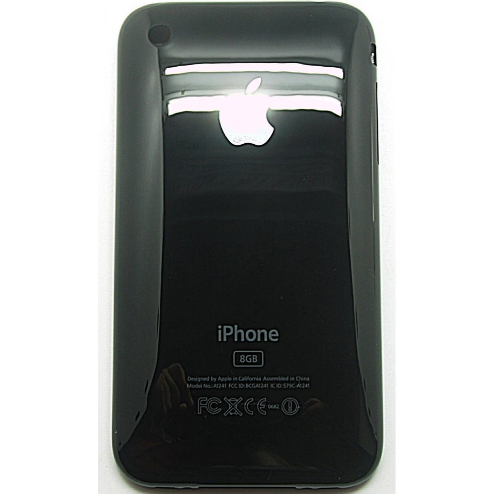 Sort iPhone 3G bagcover til professionel reparation og reservedel