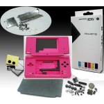 Nintendo DSi cover rosa - komplet reservedele med knapper og skruer