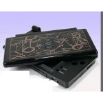 Udskiftningsskal til Nintendo DS Lite med fodbolddesign - komplet sæt Satkit
