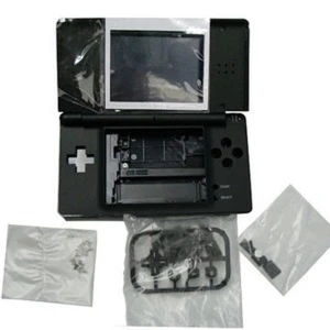 Sort erstatningsskal til Nintendo DS Lite til reparation og tuning