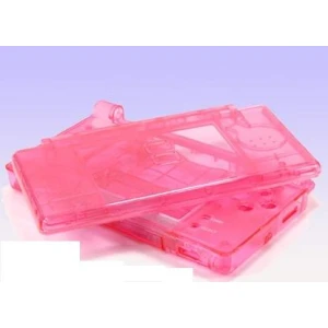 Erstatningsskal til Nintendo DS Lite i lyserød transparent