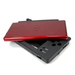 Reservedel cover til Nintendo DS Lite i sort og rød med skruer
