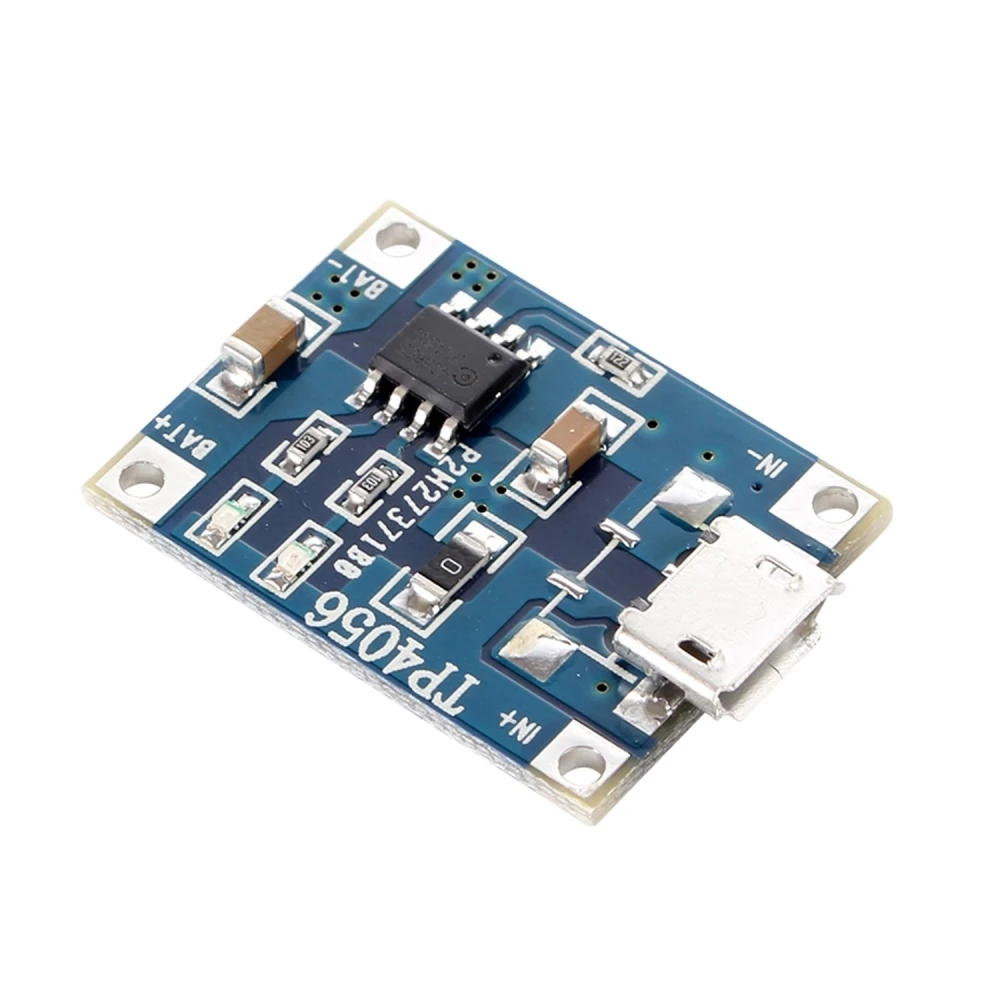 TP4056 micro USB oplader til litiumbatterier 5V 1A til Arduino-projekter