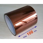Varmebestandig Kapton tape 100mm til lodning og reparation