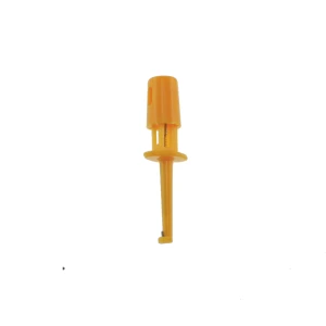 Orange forbindelsesclip til prøvesonde med enkle kroge 4 cm