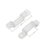 Transparent silikoneklips til LED-strips 12V