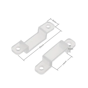Transparent silikoneklips til LED-strips 12V