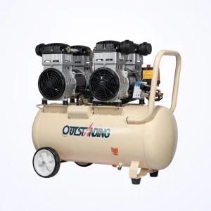 Støjsvag oliefri luftkompressor 50L OTS550W x 2-50L Outstanding