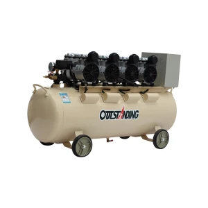 Støjsvag oliefri luftkompressor 120L Outstanding OTS550W x 4-120L