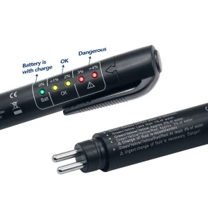 Bremsevæsketester med 5 LED til DOT3, DOT4 og DOT5