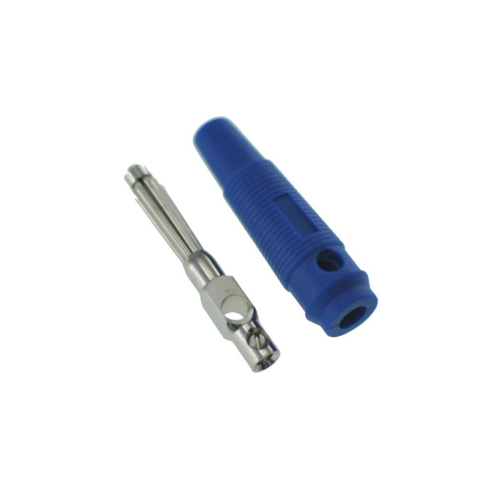 BP4526 4mm blå bananstik til målekabler og multimetre